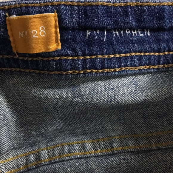 🔥Pilcro and the Letterpress •Hyphen Raw Hem Jeans - Picture 6 of 7